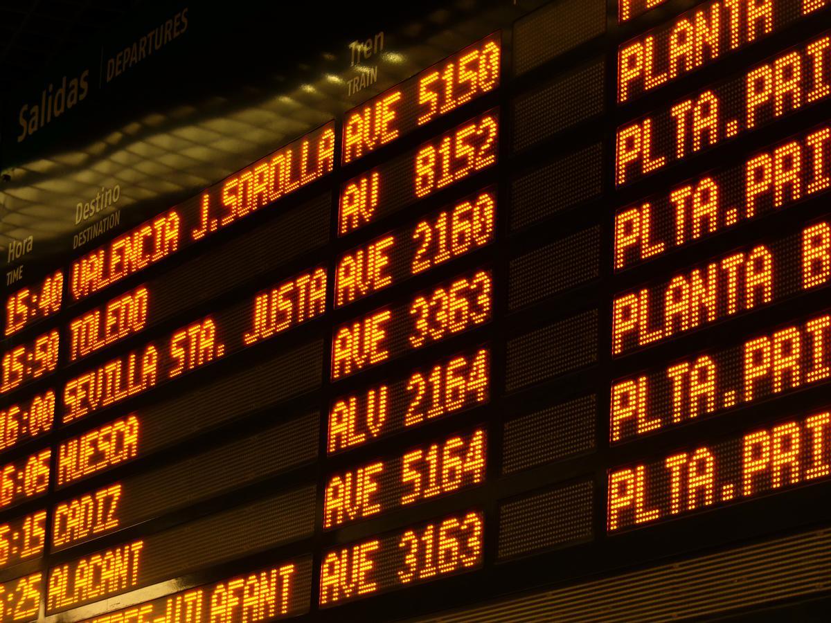 Paneles en Atocha