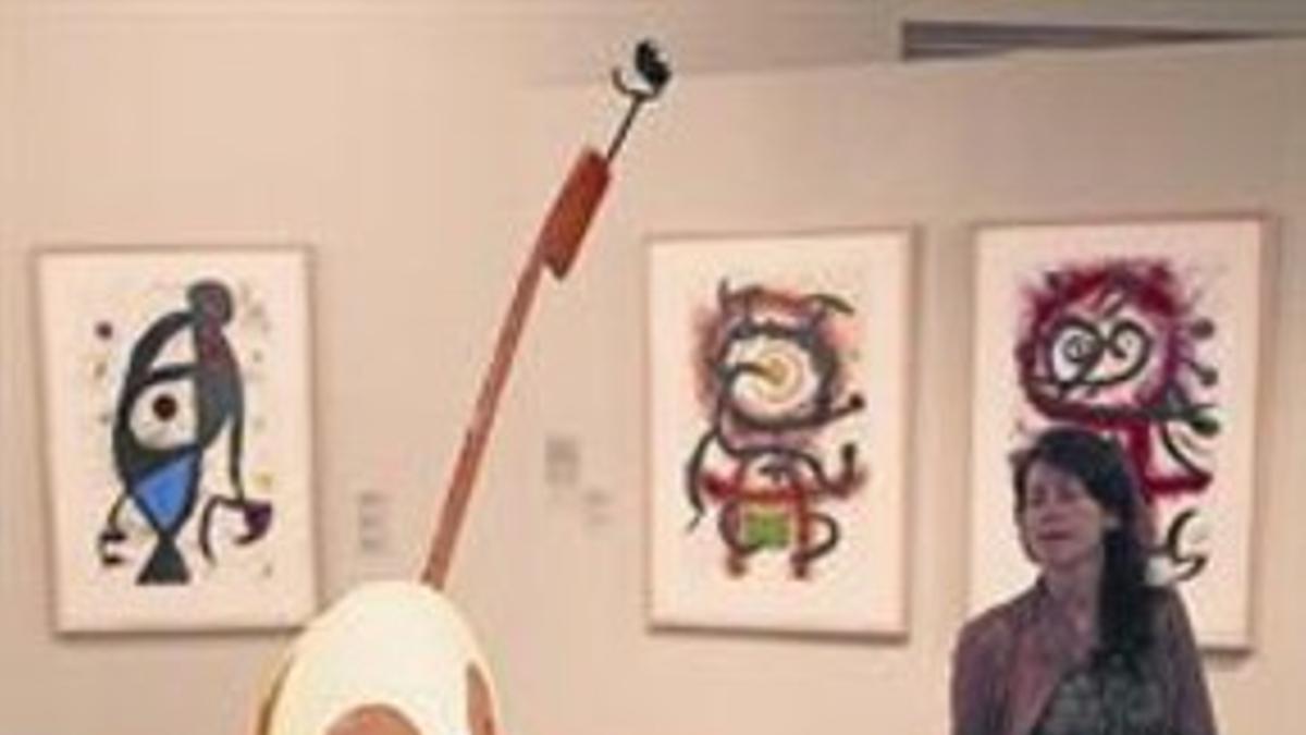 Formas y colores 8Una de las eculturas de Miró expuestas en Brasil.