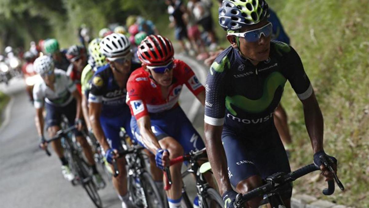 Nairo Quintana quiere defender su maillot rojo