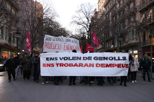 Manifestación de entidades sociales contra la "represión policial".