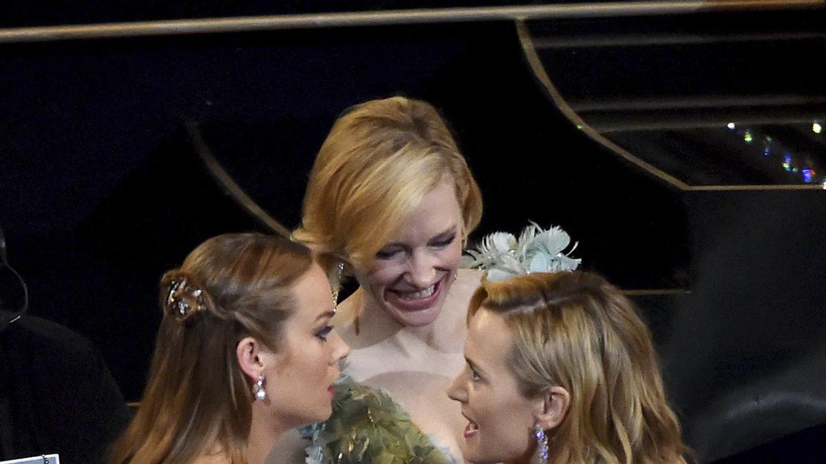 Brie Larson, Cate Blanchett y Kate Winslet en los Oscar 2016