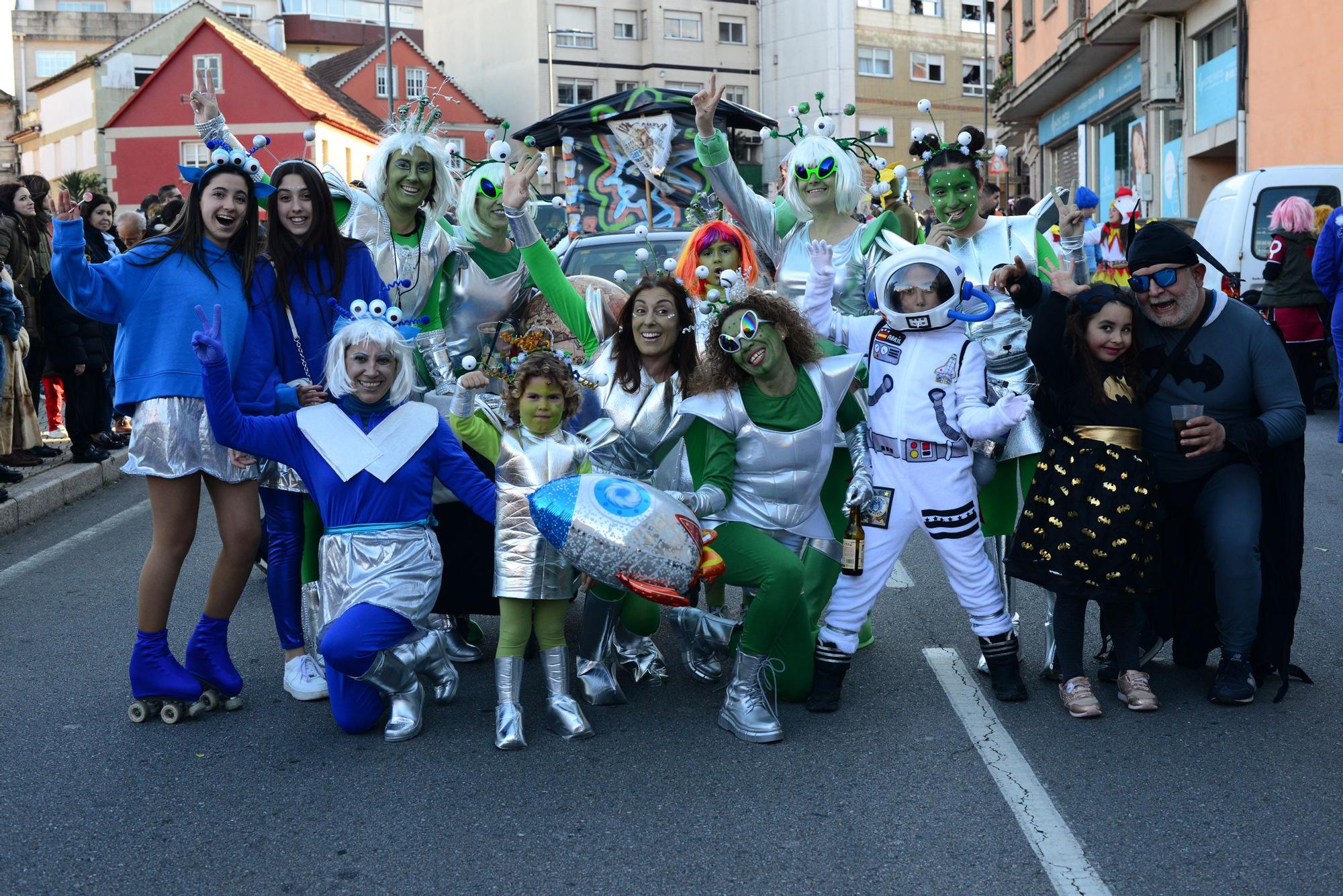 Moaña "llora" el fin del carnaval con el Enterro da Sardiña