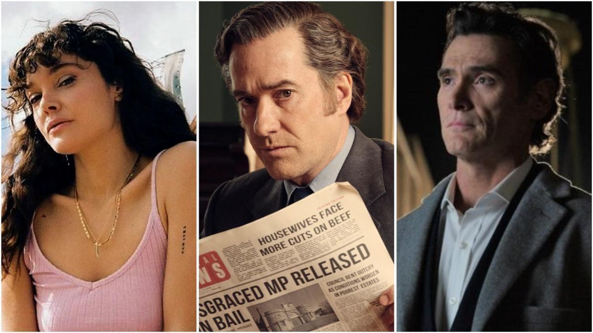 Ana Rujas en 'Cardo', Matthew MacFayden en 'Stonehouse' y Billy Crudup en 'Por un mañana mejor'.