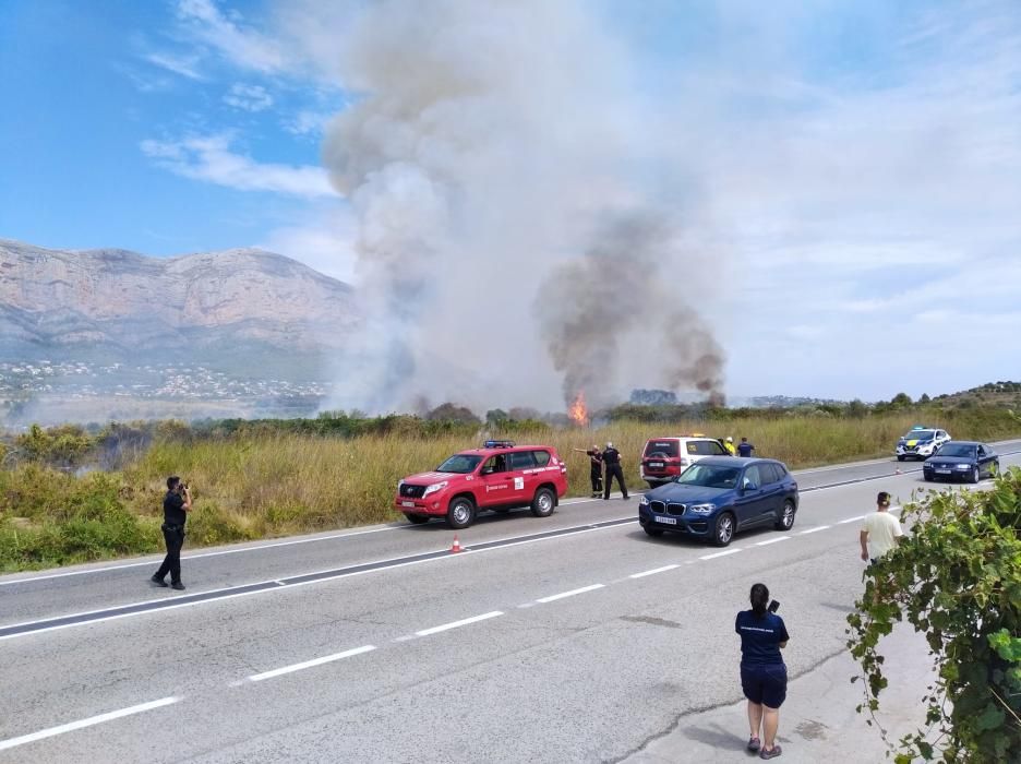 Nuevo incendio en Gata, el tercero desde el sábado