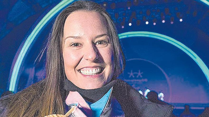 La medallista paralímpica i ambaixadora de la Fundació Eurofirms Astrid Fina