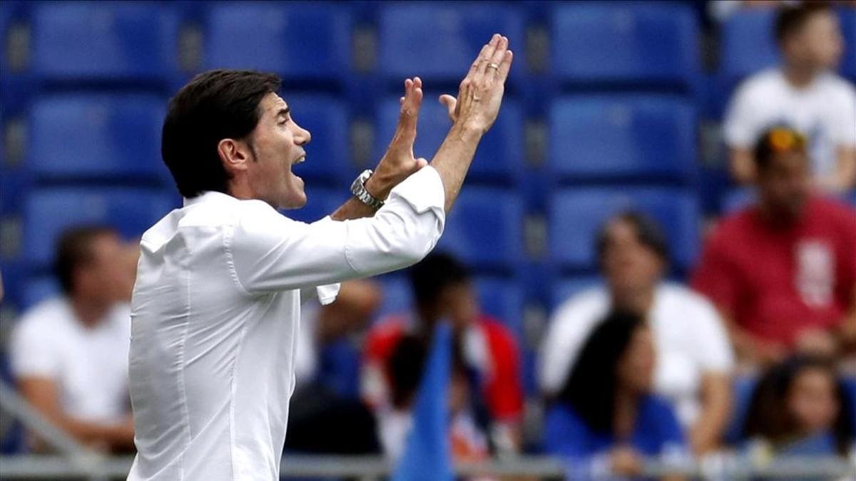 Marcelino elogió sus futbolistas pese a la derrota del Valencia