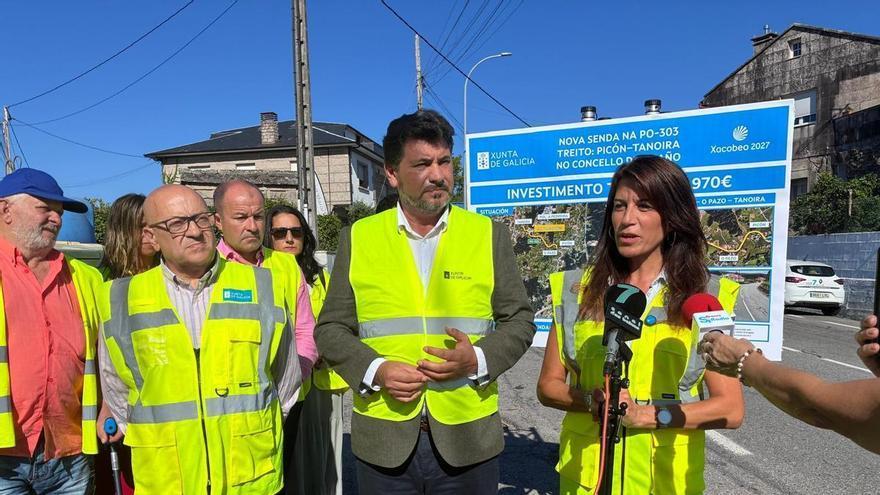 La Xunta impulsa una senda peatonal y ciclista de 1,2 km en Meaño con una inversión de 720.000 euros