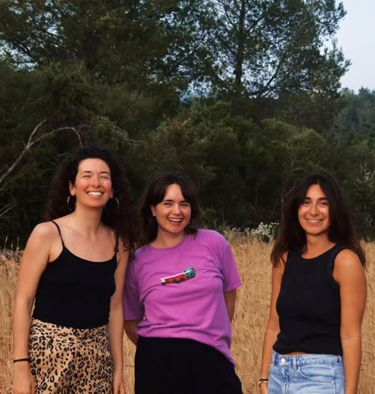Jèssica, Núria y Sofi, impulsoras de la Revista 078.