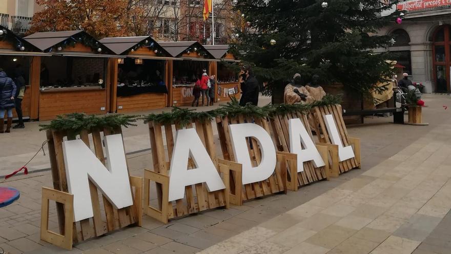 Imatge d'arxiu d'una Fira de Nadal d'Igualada