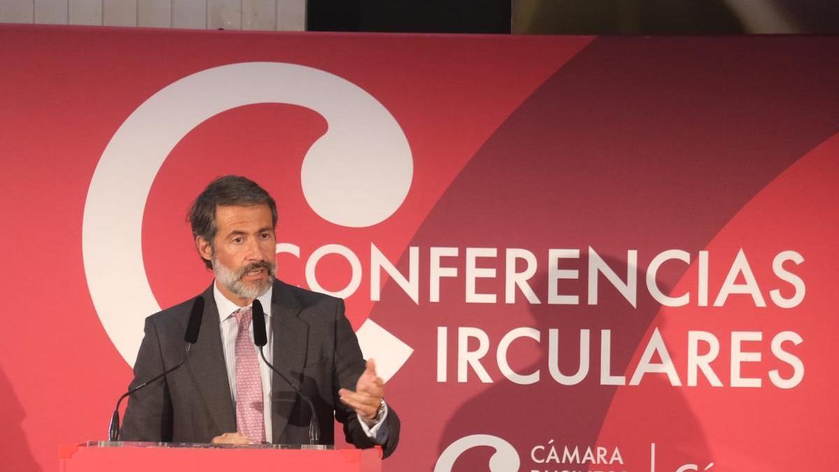 Juanjo Cano, presidente de KPMG España, en la conferencia de la Cámara Business Club