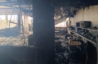 Las imágenes del interior de s'Espardell tras el incendio