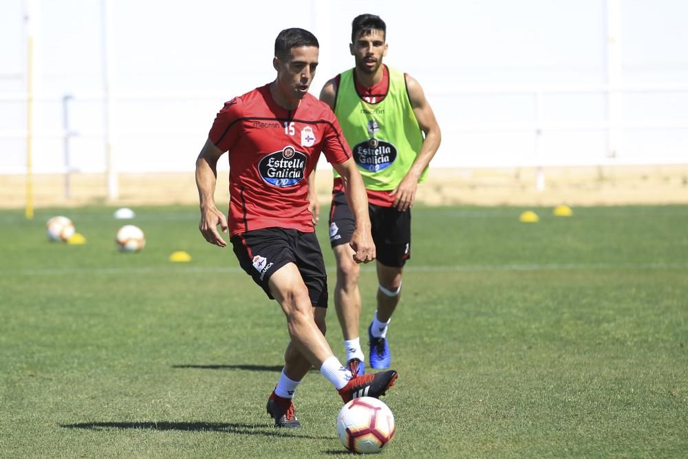 El Dépor prepara en Benidorm el partido del Elche