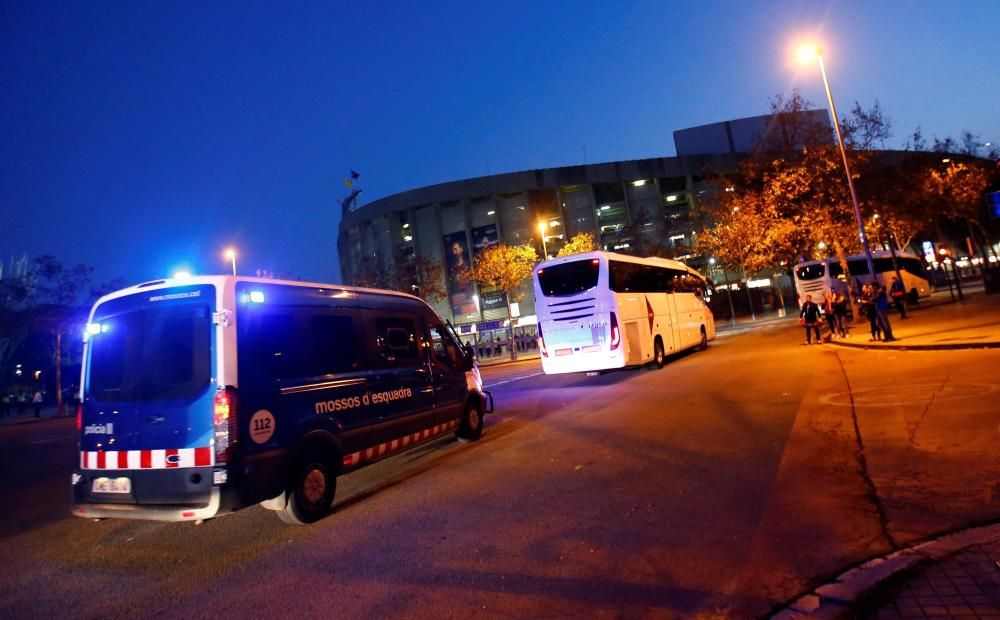 Acció de Tsunami Democràtic al Camp Nou