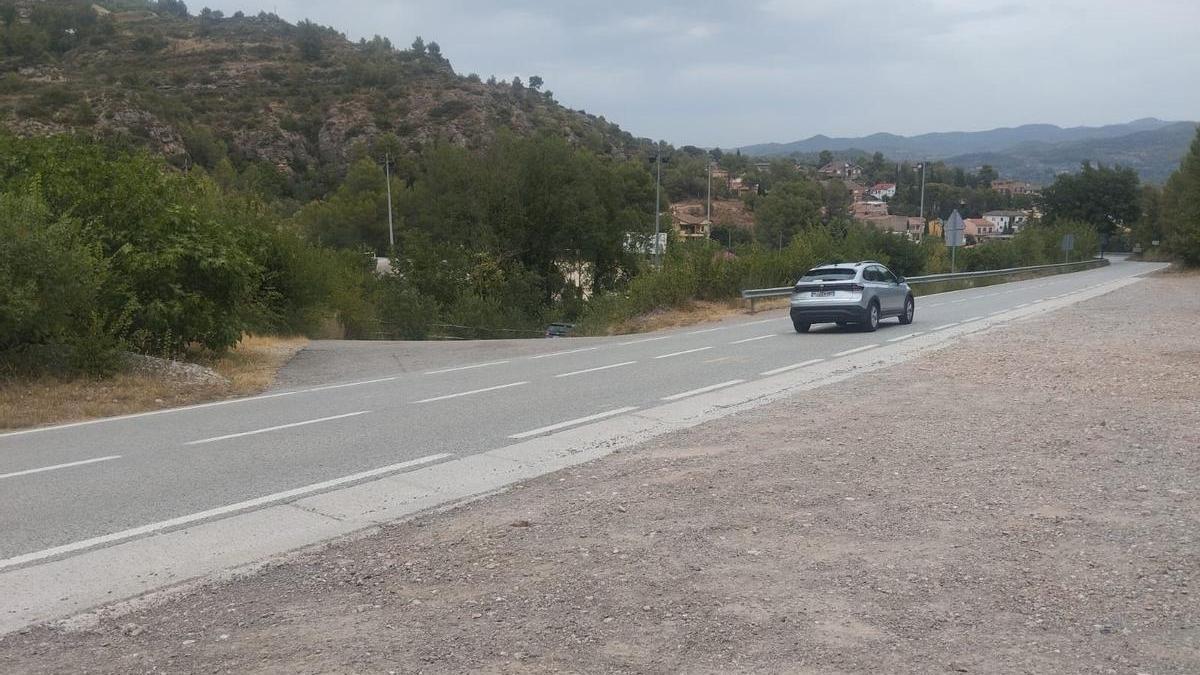 Punt on es projecta la rotonda des d'on sortirà el vial que donarà una segona entrada a Monistrol