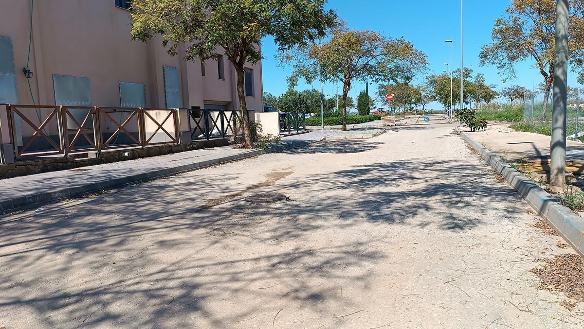 Estado de la urbanización UE 1 en Pilar de la Horadada en una imagen de marzo de 2026