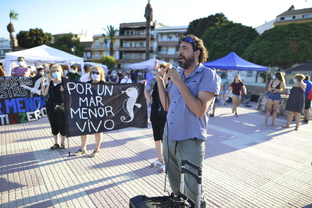 Manifestación contra el estado del Mar Menor