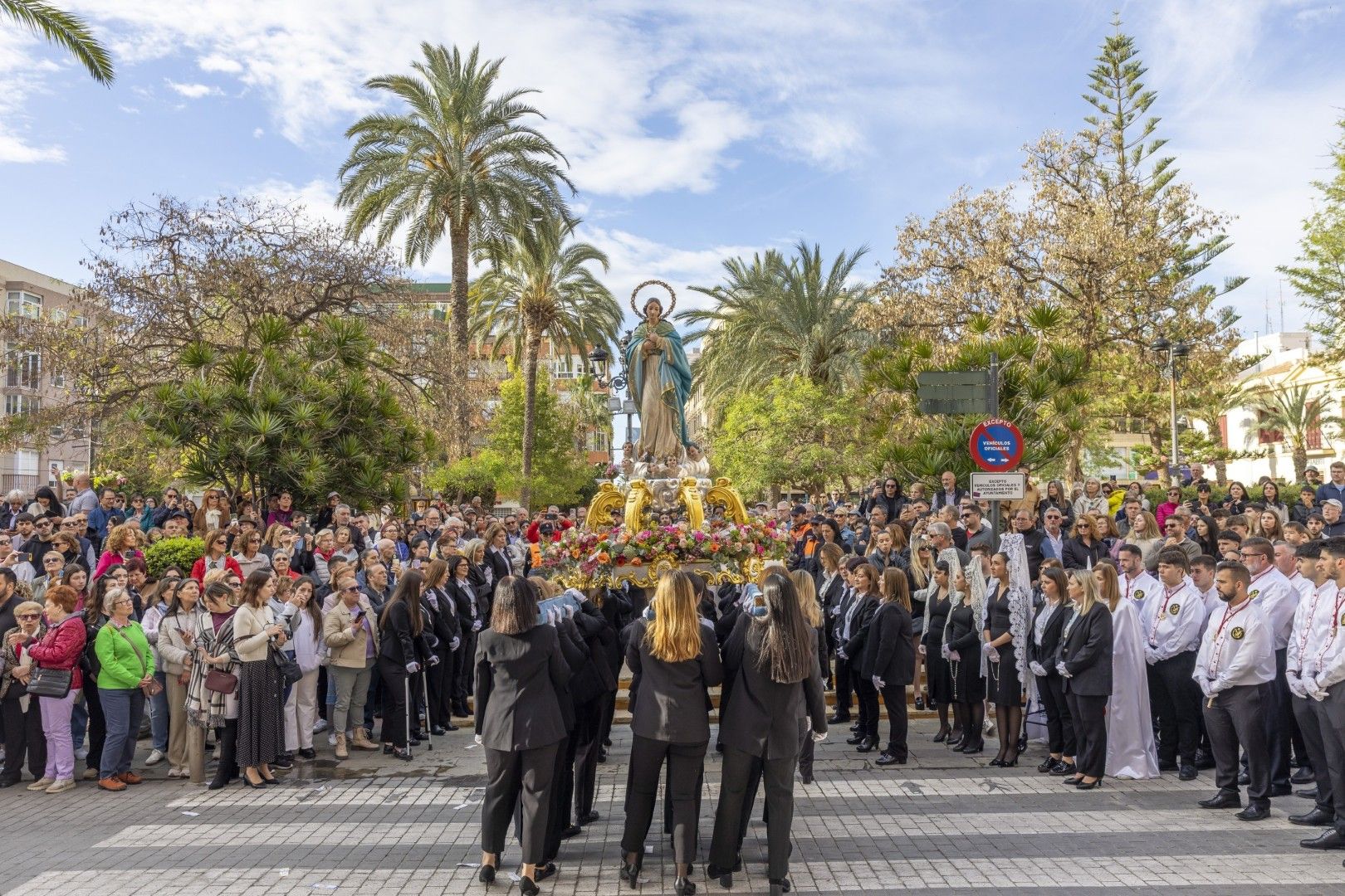 Las imágenes de la procesión del Encuentro del Domingo de Resurrección en Torrevieja