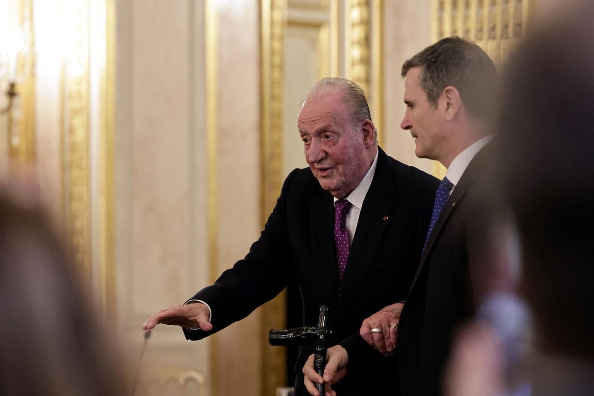 El Rey emérito de España, Juan Carlos I, asiste a la 35ª edición de la "Journée du Livre Politique", un evento anual dedicado a los libros de política, en la Asamblea Nacional de Francia en París El Rey emérito de España, Juan Carlos I, asiste a la 35ª edición de la "Journée du Livre Politique", un evento anual dedicado a los libros de política, en la Asamblea Nacional de Francia en París