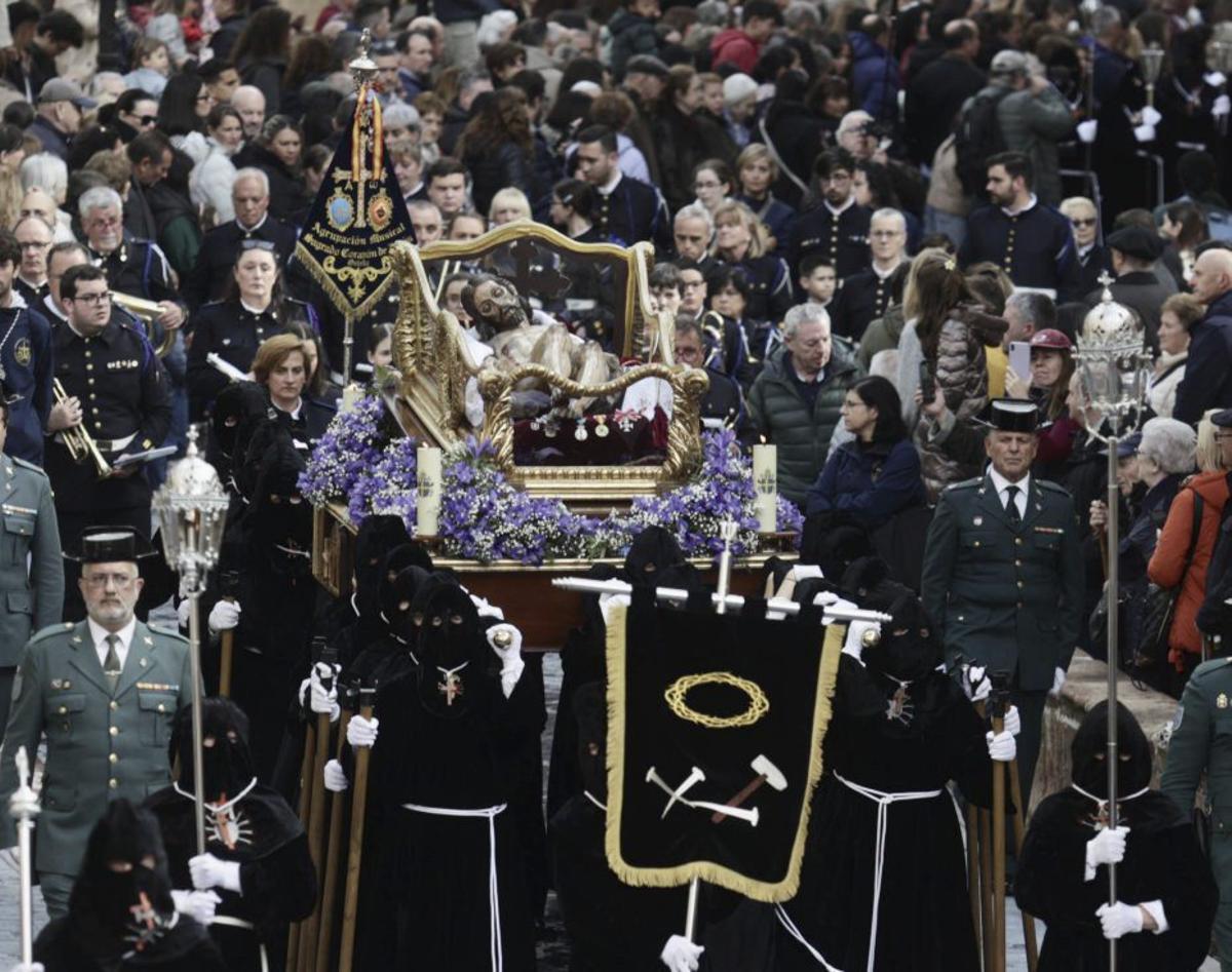 Procesión del Santo Entierro el año pasado.