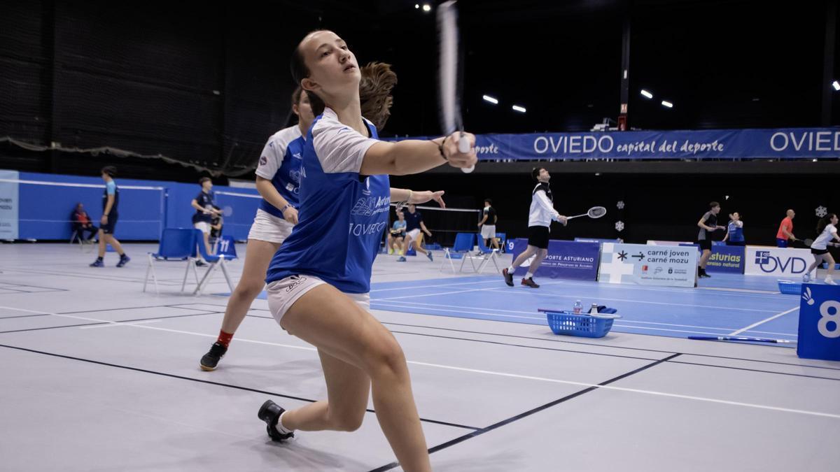 Xandra Granda, jugadora del Oviedo C del CBO, en la edición del año pasado del torneo.