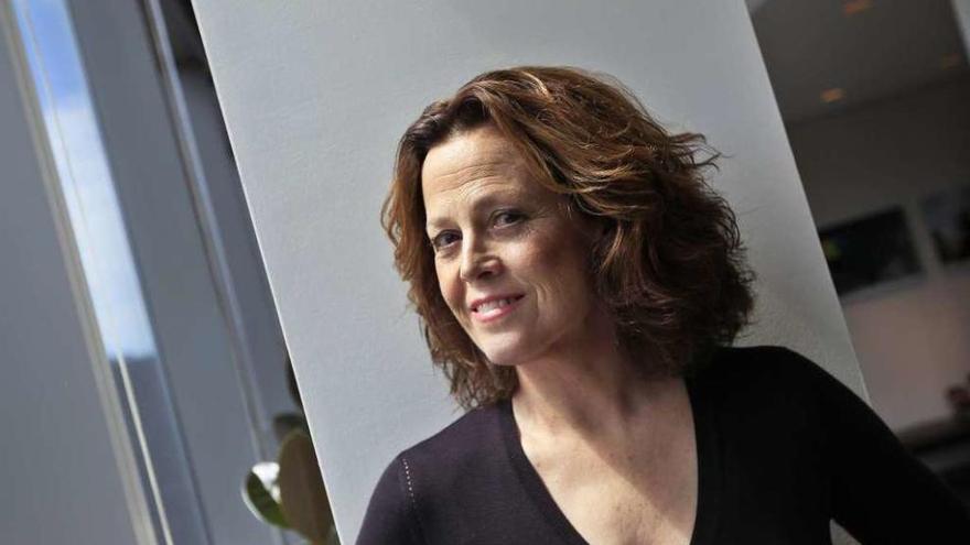 La actriz Sigourney Weaver.