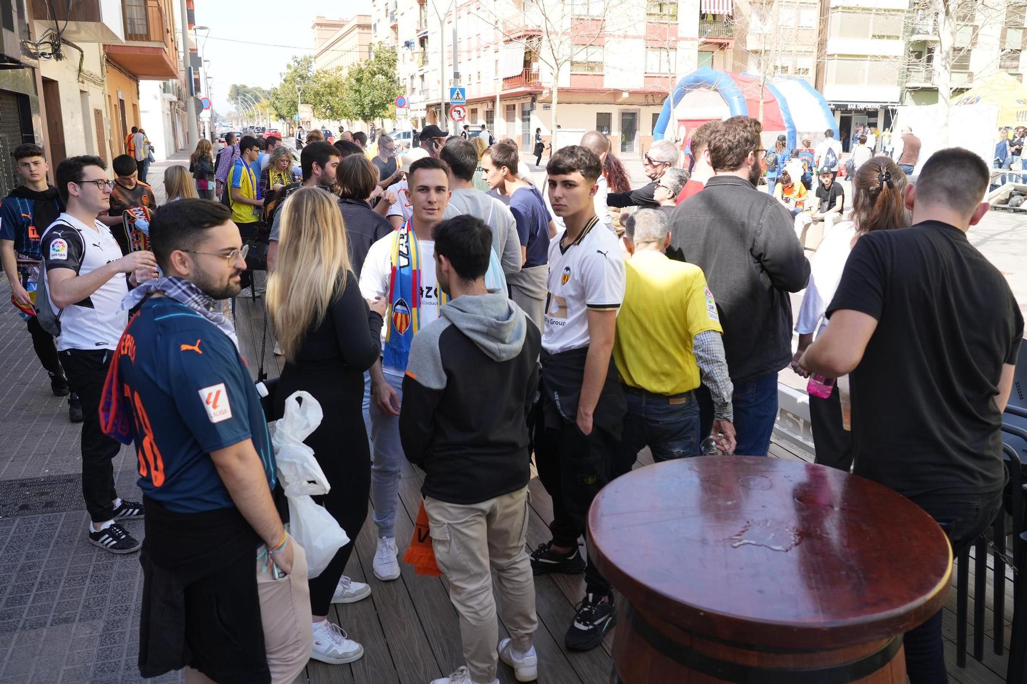 Galería | Ambientazo en la previa del Villarreal-Valencia