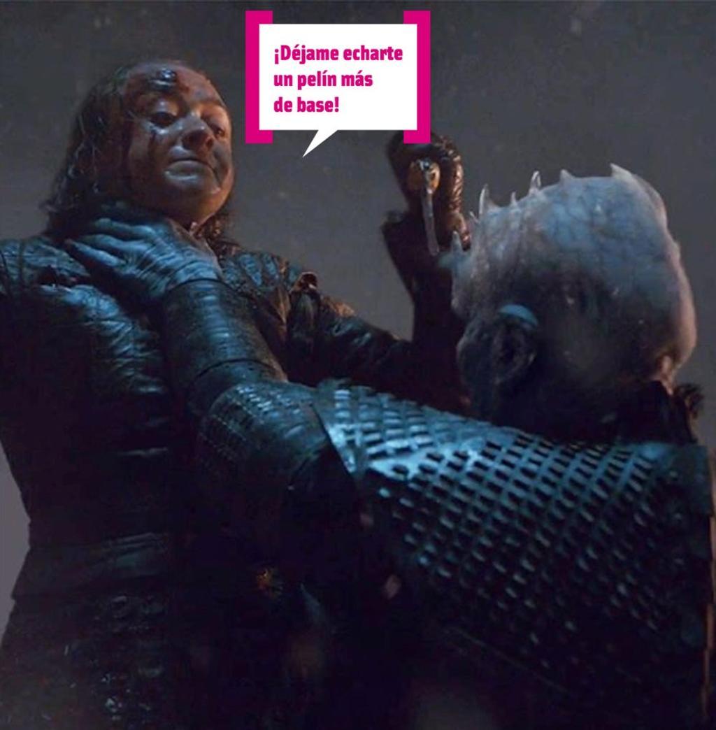 Arya Stark mata al rey de la noche