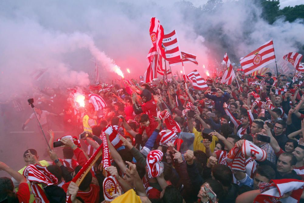 L'afició del Girona a Montilivi