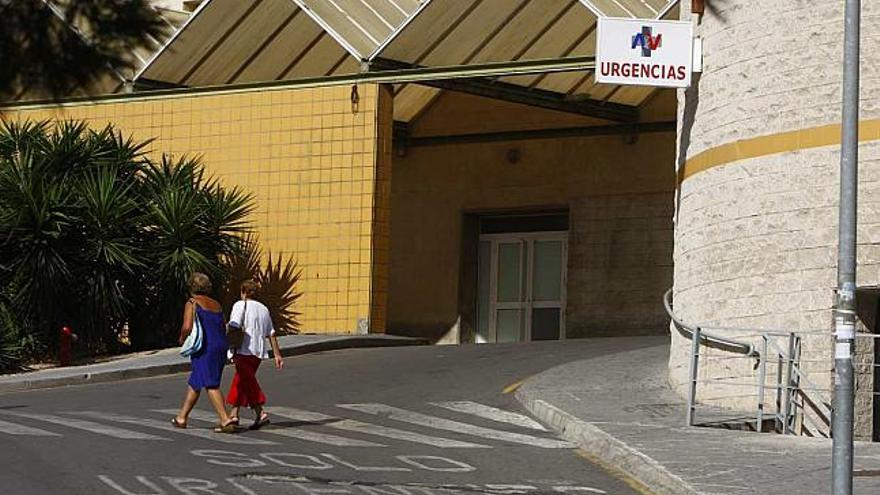 Imagen del acceso a Urgencias del Hospital General de Alicante.