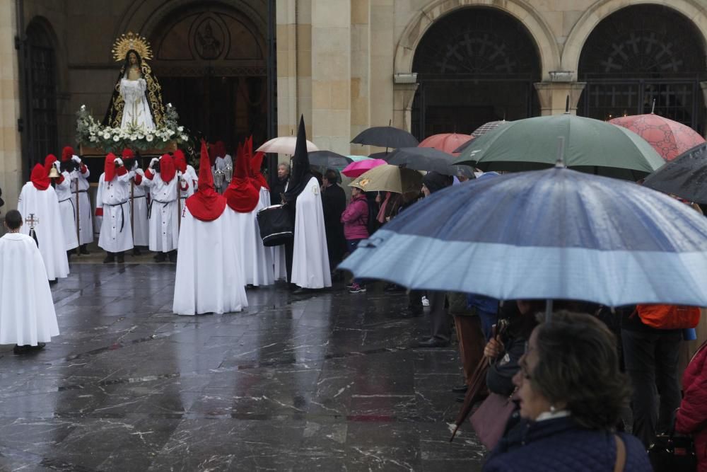 Procesión del sábado Santo en Gijón, suspendida po