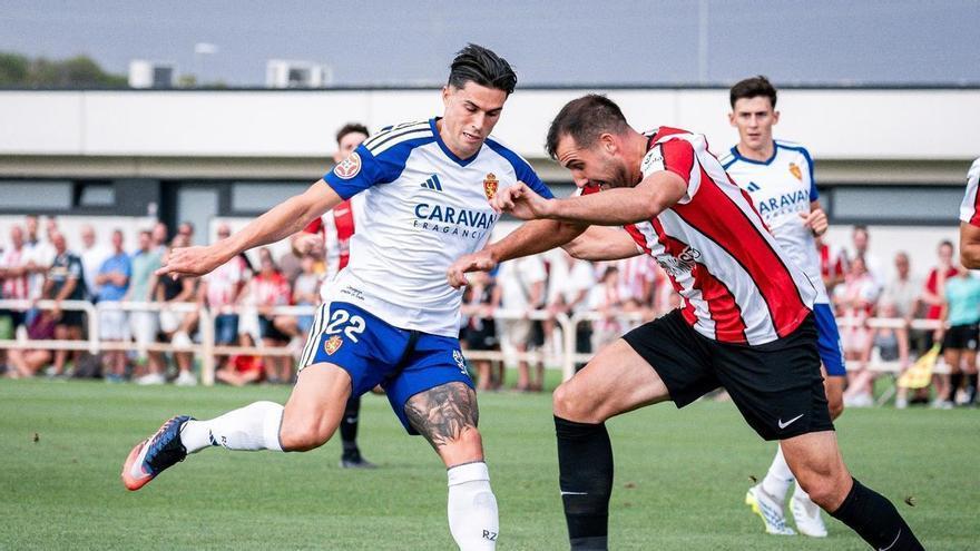 El Real Zaragoza suma en Logroño su tercera victoria de la pretemporada (1-2)