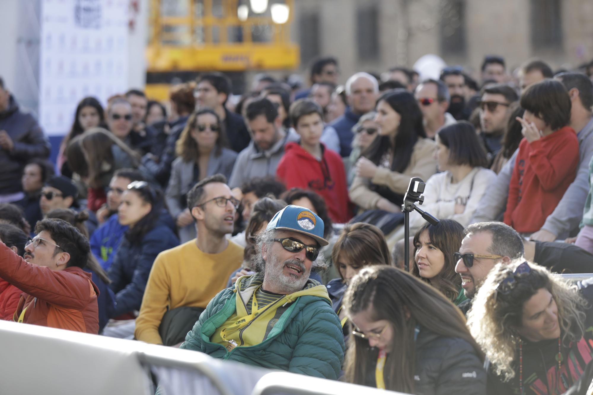 Así se vivió la primera prueba de la Copa de España de escalada en Oviedo