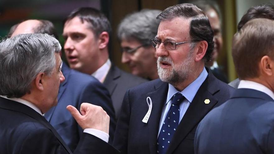 Mariano Rajoy y Antonio Tajani.