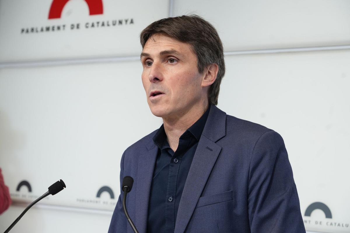 El portavoz de Junts en el Parlament, Salvador Vergés