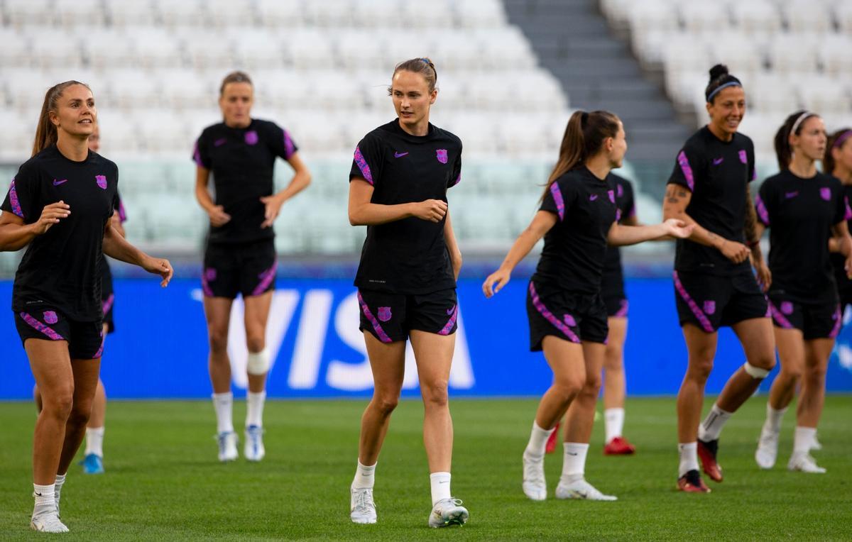 Las mejores imágenes del último entreno antes de la final de la Champions League