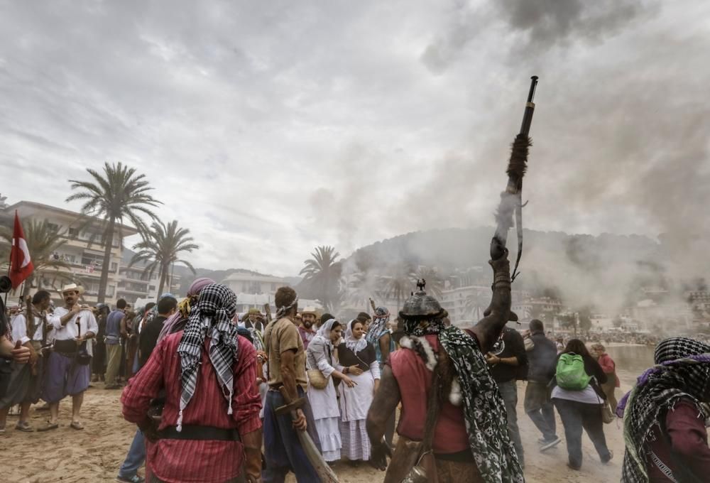 Desembarco de los piratas en el Port de Sóller