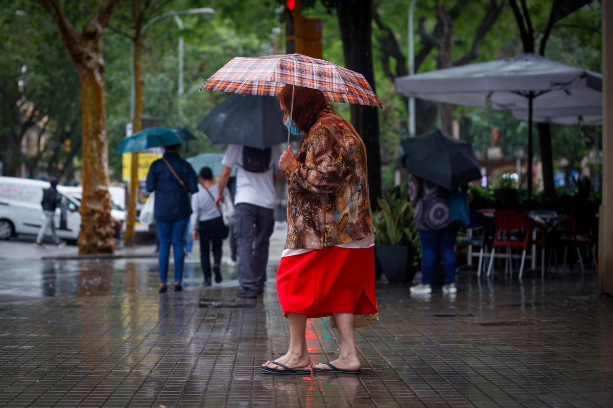 Lluvia en Barcelona