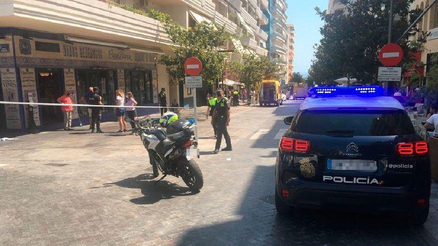 Presencia policial tras el atropello múltiple en Marbella.