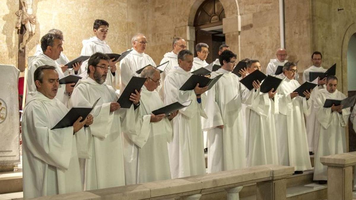Coro de la Schola Gregoriana Gaudete.