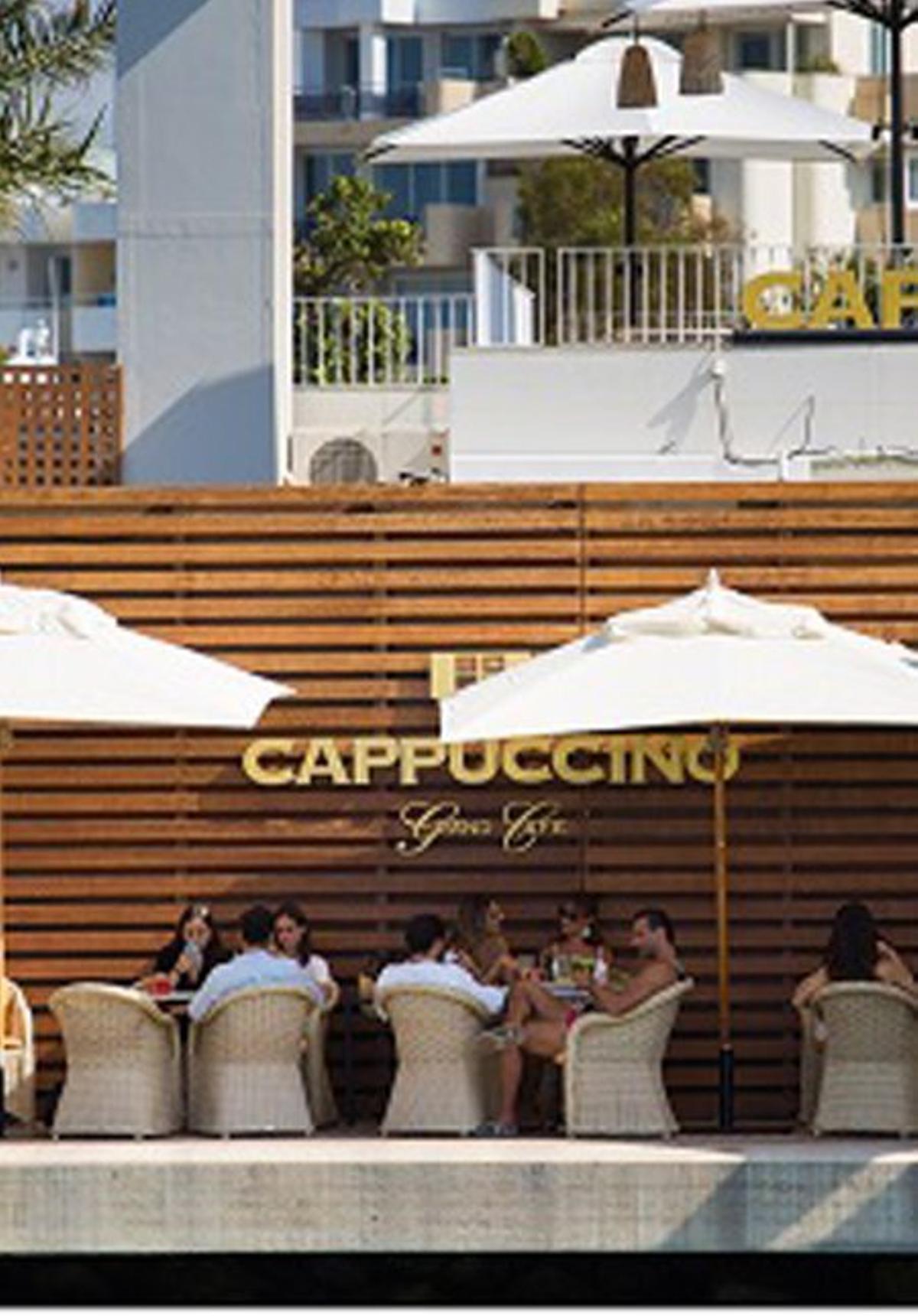 La terraza de Cappuccino.