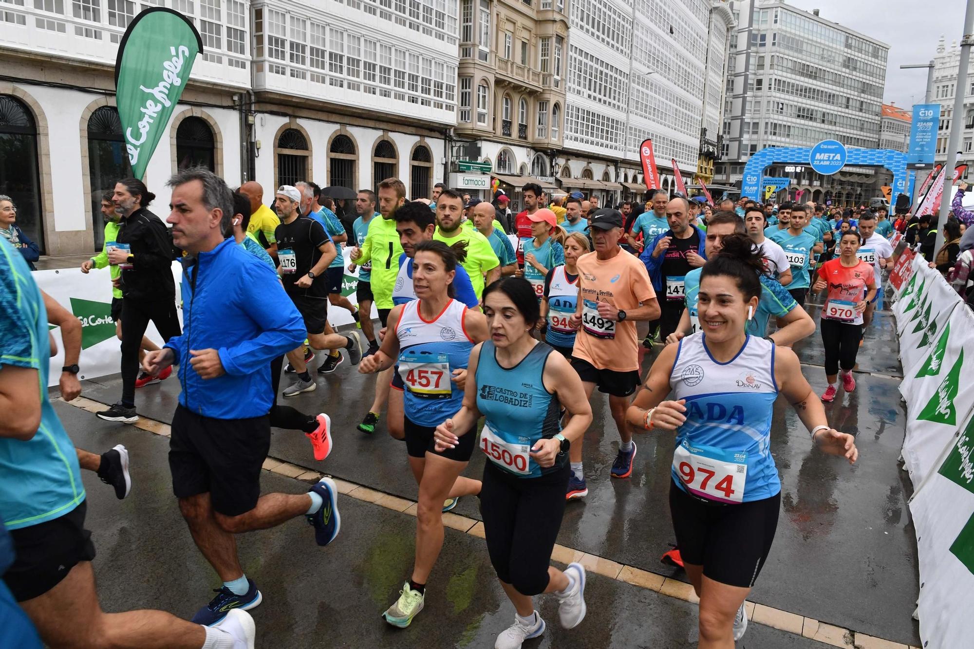 Carrera popular Coruña10: 2.186 corredores cruzaron la línea de meta