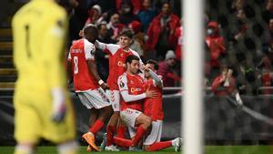 Braga - Rangers: El gol de Abel que dio la victoria al conjunto portugués