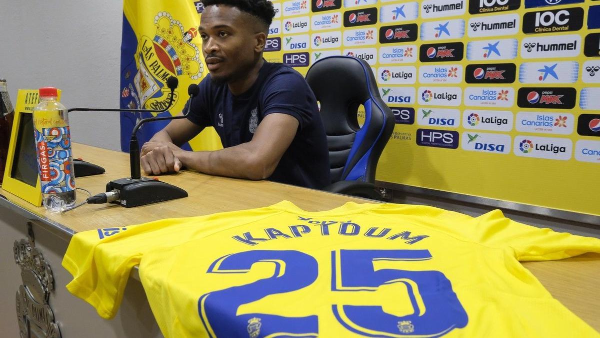 Wilfrid Kaptoum, segundo fichaje invernal de la UD Las Palmas.