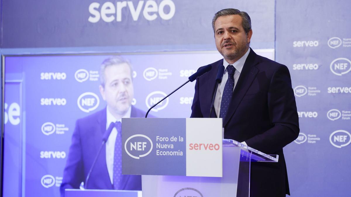 El consejero de Vivienda, Transportes e Infraestructuras de la Comunidad de Madrid, Jorge Rodrigo.