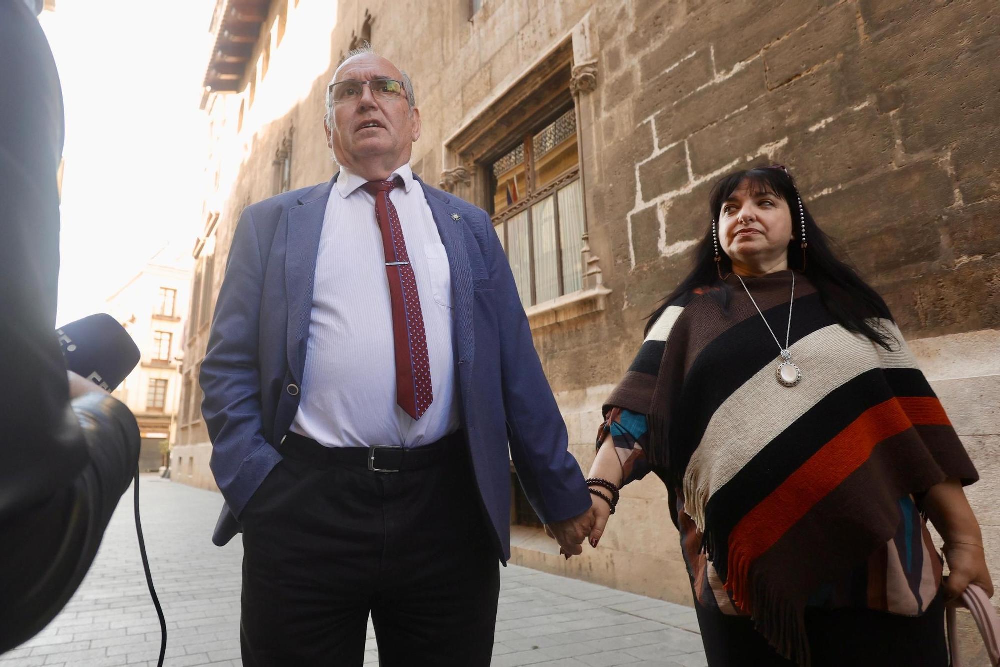 Reunión del representante de las víctimas de la dana con Carlos Mazón