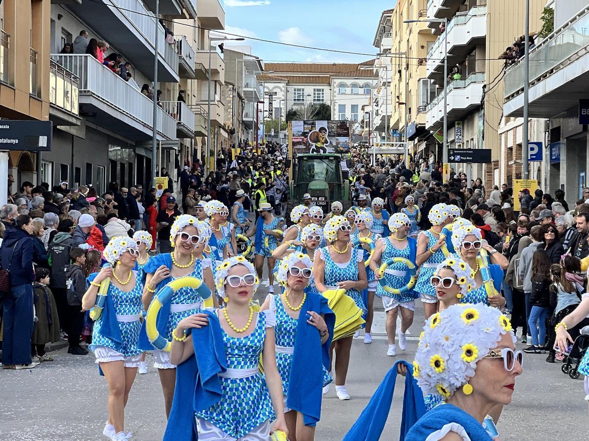Imatges de la rua de l'Escala