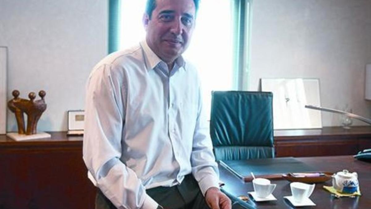 Sincero  Bustos, alcalde de Sabadell y presidente de la Federació de Municipis de Catalunya.
