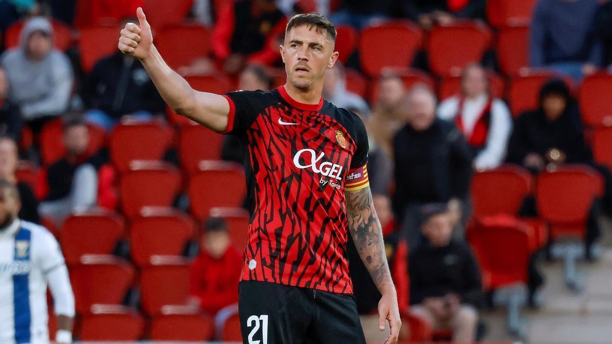 Antonio Raíllo, en un partido con el RCD Mallorca de la presente temporada.