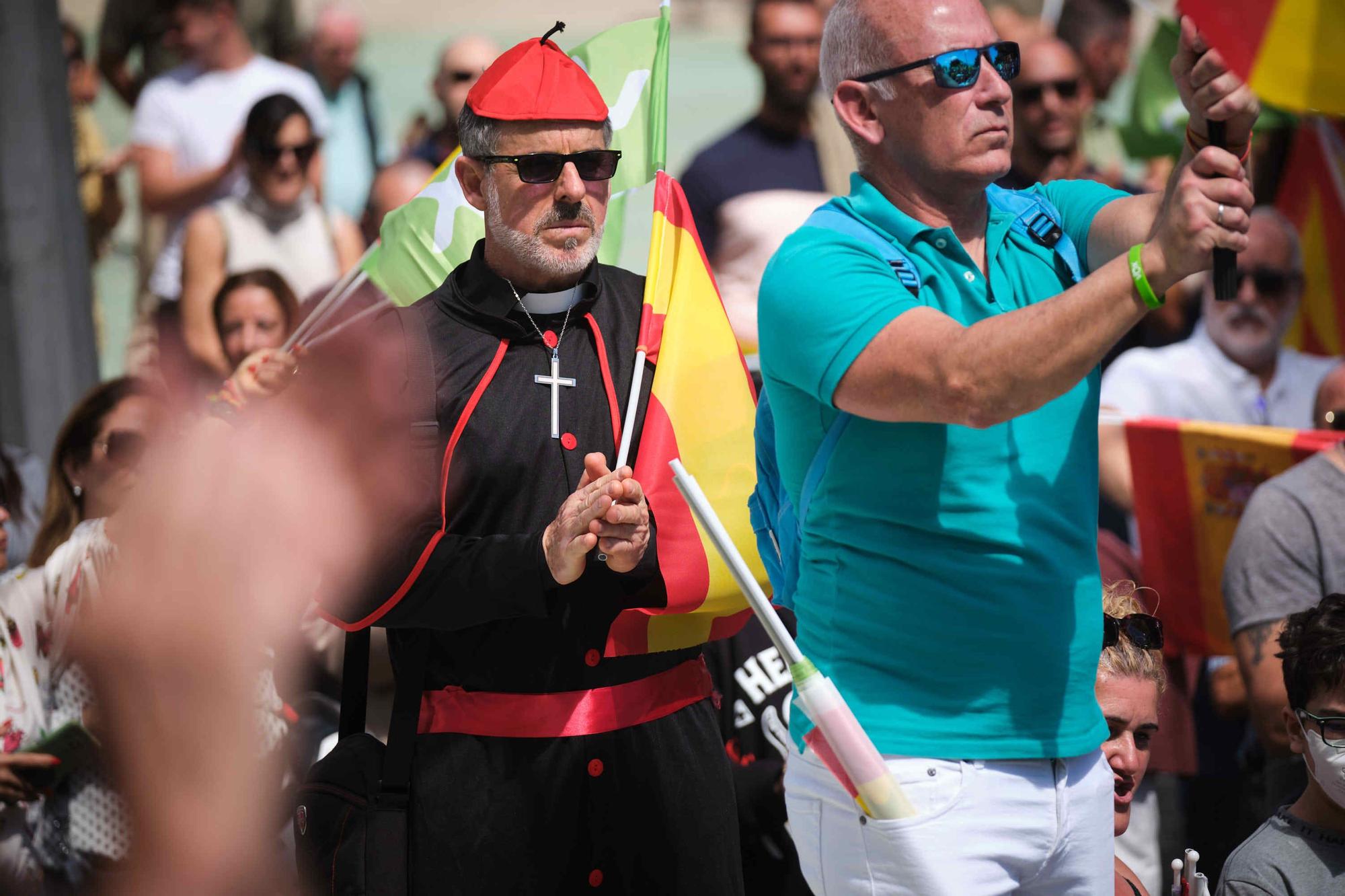 Santiago Abascal, en Tenerife