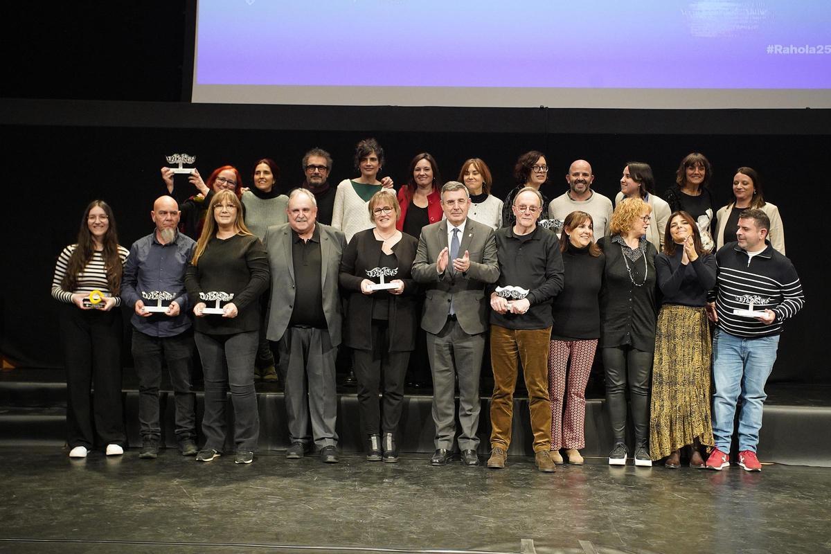 Els premiats de l'edició passada dels guardons.